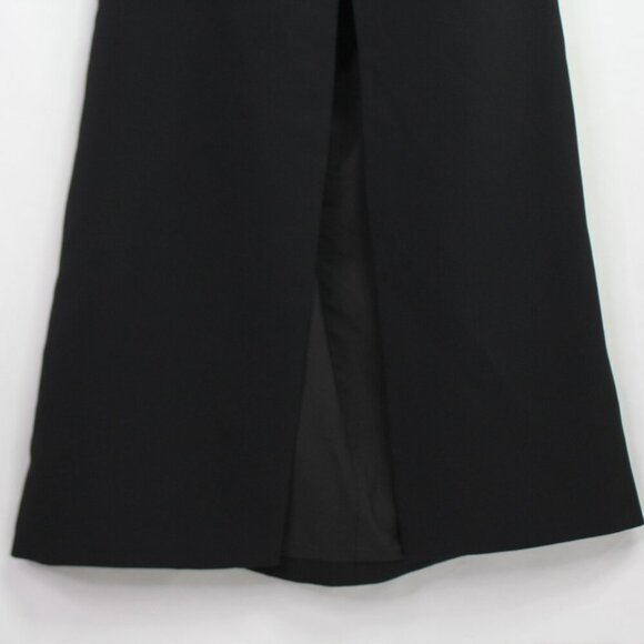 Alexis Marsella Dress Black Square Neck Midi Cutout Size Large - Picture 7 of 14
